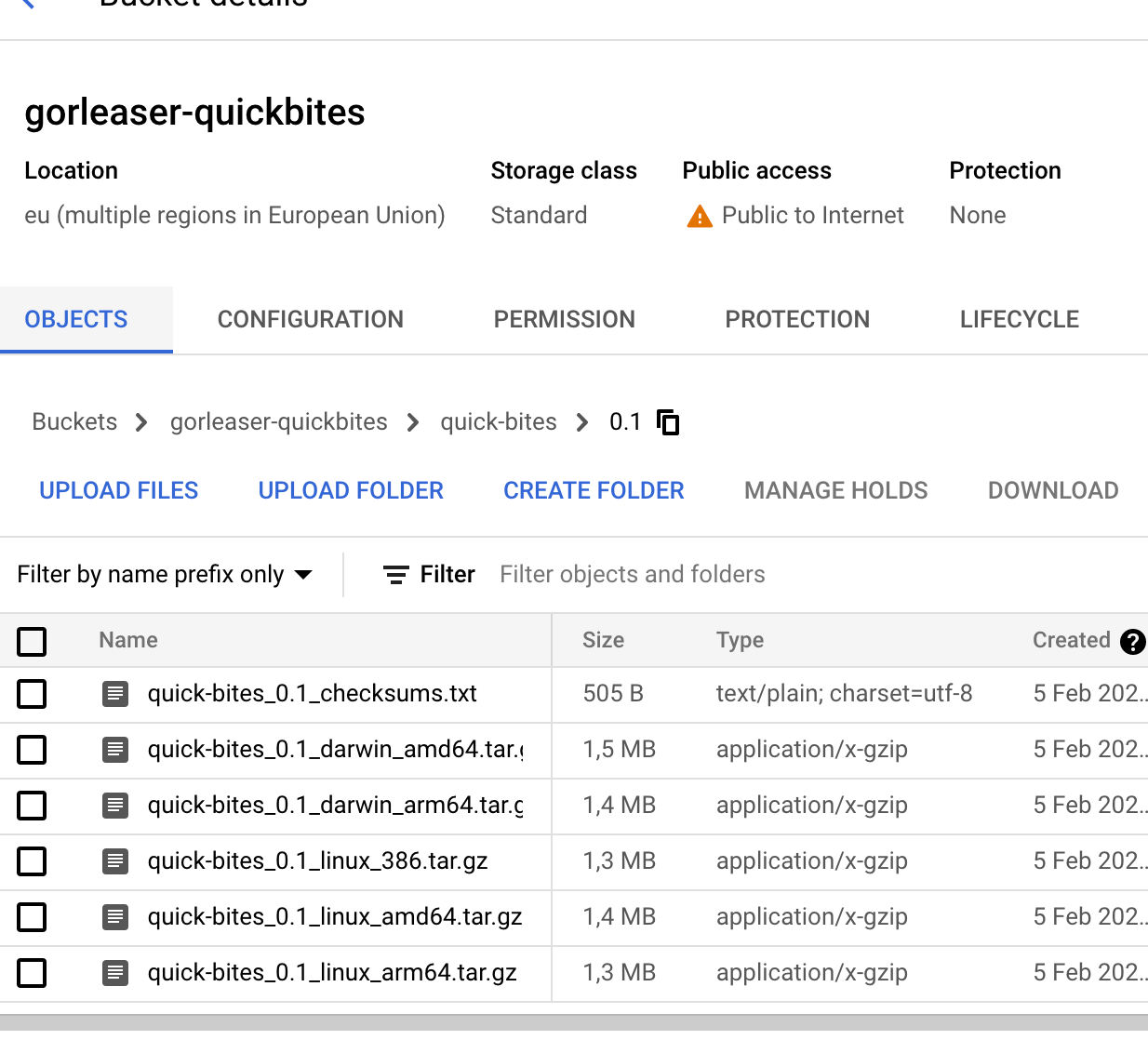Google Cloud Storage
